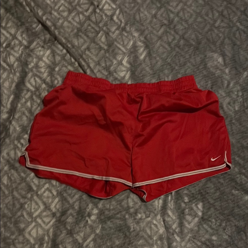 Nike Women's Red Athletic Shorts